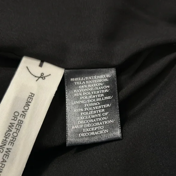 🌸NWOT Gorgeous Ann Taylor Skirt Navy with Black Size 10 Never Worn - Picture 8 of 9